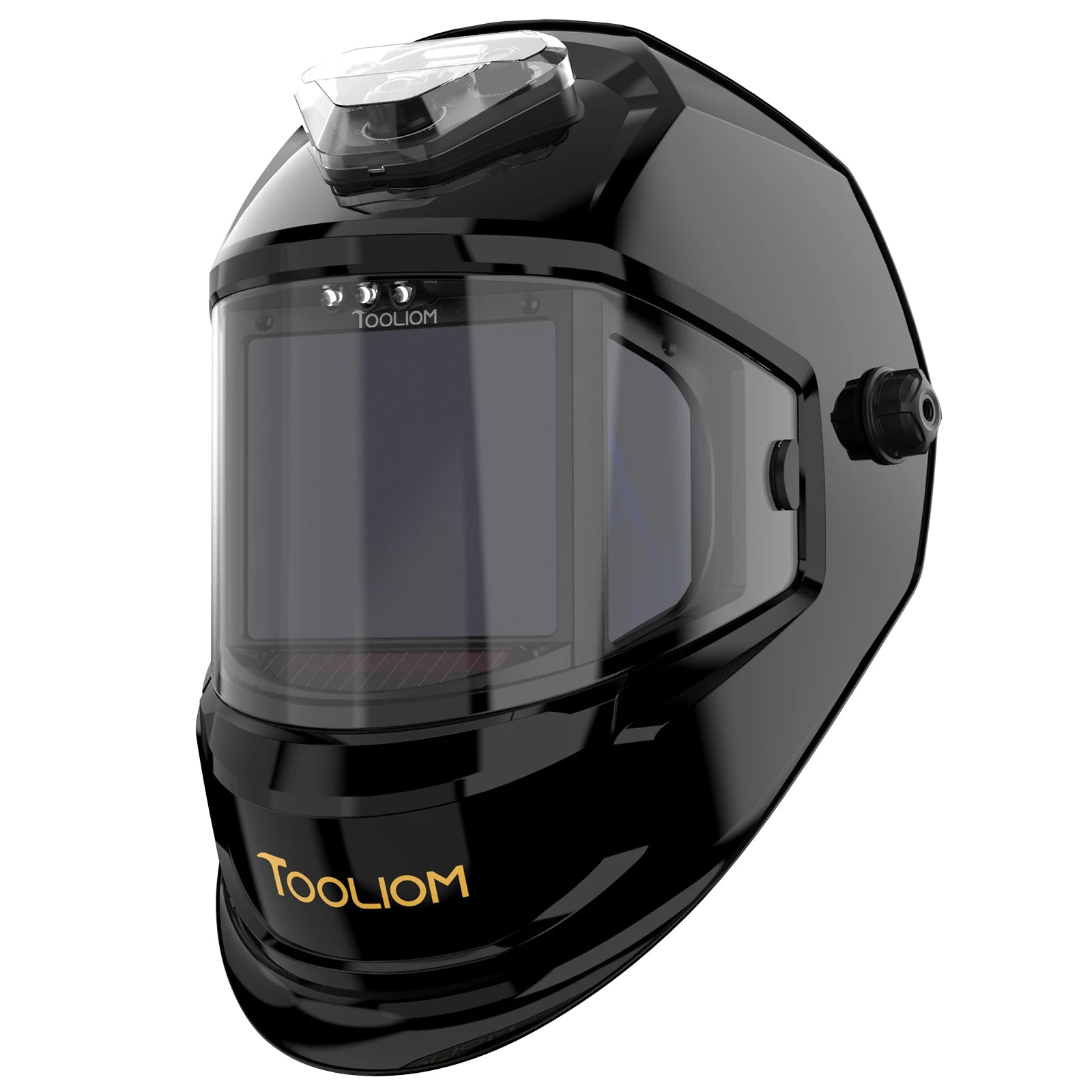 TOOLIOM Auto Darkening Welding Helmet with   Welding Mask -  & /Rechargeable Battery Powered Welder Hood for TIG MIG CUT Grind