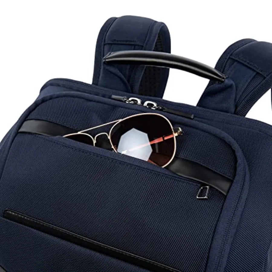 Crew Executive Choice 3 Slim Backpack for Men and Women Water-Resistant Patriot Blue Fits up to 15.6 Laptops and Tablets