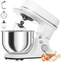 800W Electric Stand Mixer with 5.3QT Bowl, 6-Speed Control, Dough Hook, Whisk, Beater for Baking