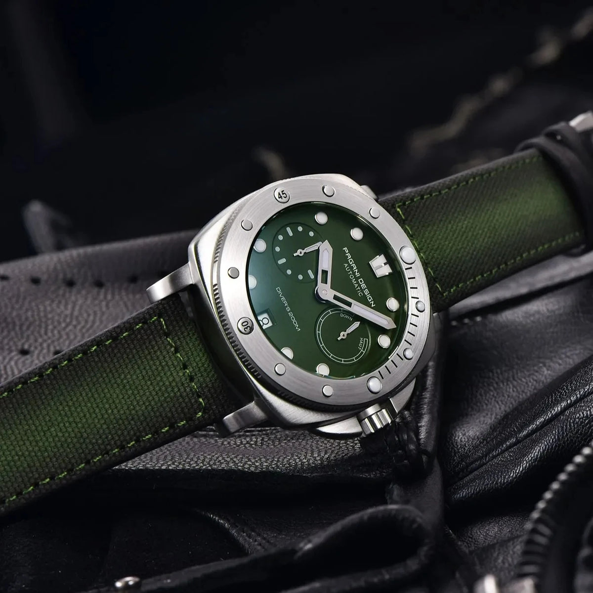 PAGANI DESIGN Luxury Diving Machinery Fully Automatic Men's Watch Stainless Steel Luminous Sapphire Glass Men's Sports Watch