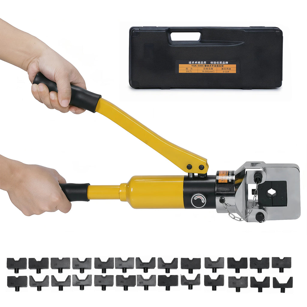 Convenient Cable Crimping Pliers with Toolbox Integrate Wire Crimp Tool Thicken for Repair/Industrial/Electrical
