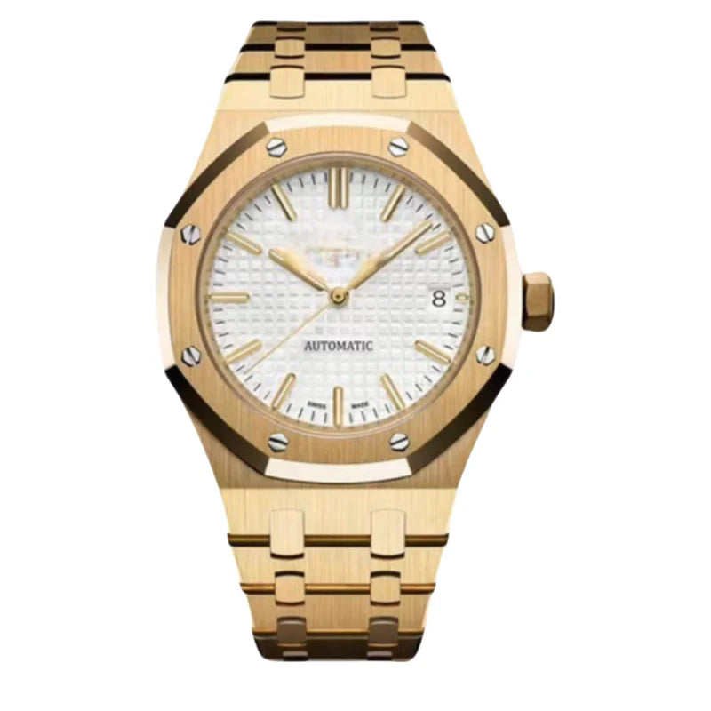 Luxurious Ladies' Watch Factory Oakk Automatic Mechanical 37mm Stainless Steel Case ETA 324 Movement Pointer 20BAR Water