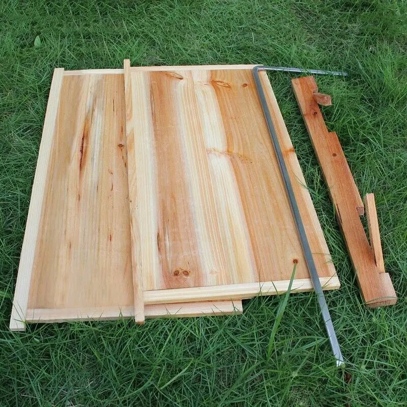 7PCS Auto Shed Honey Hive Beehive Frames + Unique Beehive House Fir Wooden Boxes