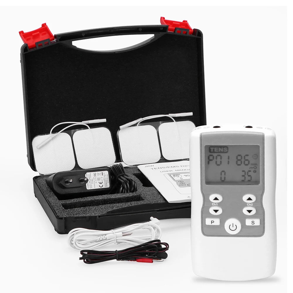 28 Modes EMS Electric Muscle Therapy Stimulator Tens Unit Machine Meridian Physiotherapy Pulse Abdominal Prostate Body Massager