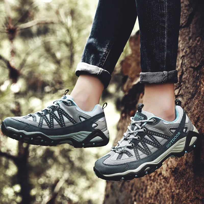 Men's Women's Hiking Shoes Outdoor Trekking Lightweight Cushioning Wading Trail Running Walking Shoes Sports Tourist Footwear