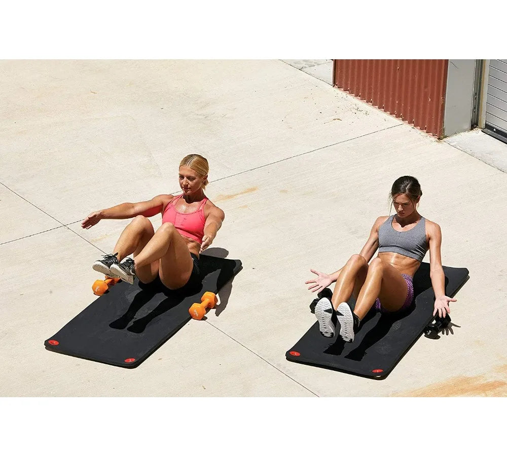Commercial Grade Hanging Exercise Mat, Dense Foam Yoga Fitness Mat with Reinforced Holes for Gym Classes