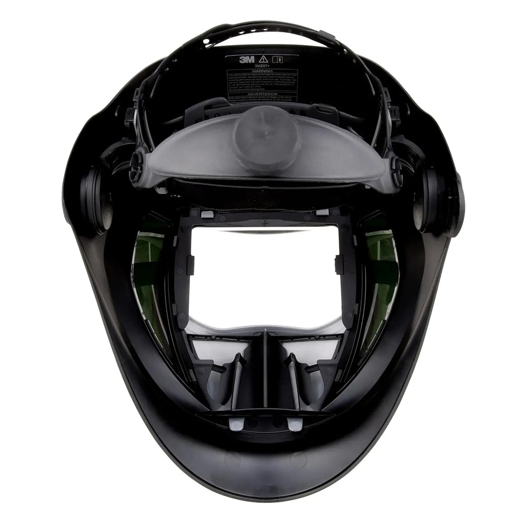 Welding Helmet with Side Windows, Headband, Silver Front Panel, No ADF - Enhanced Visibility and Comfort