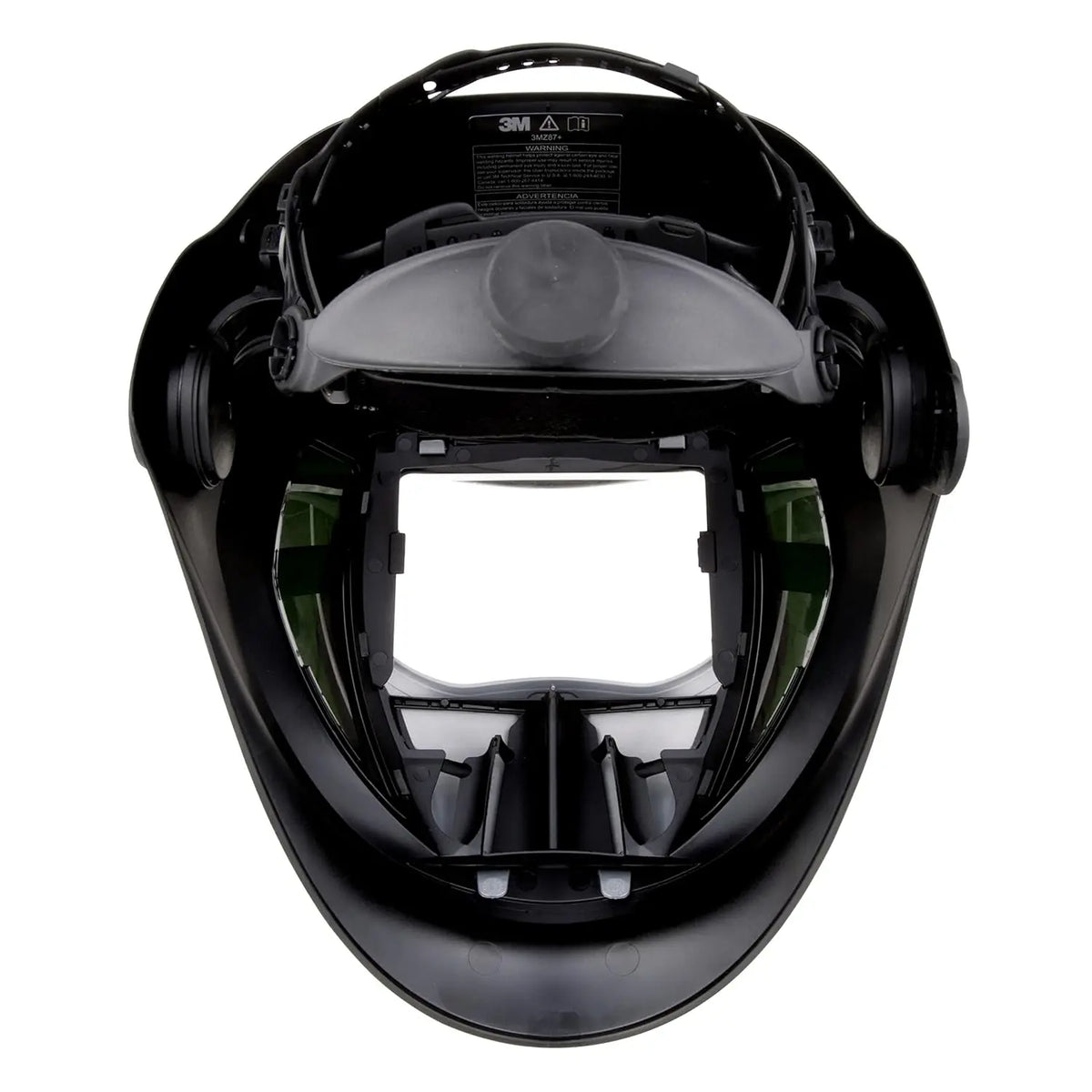 Welding Helmet with Side Windows, Headband, Silver Front Panel, No ADF - Enhanced Visibility and Comfort