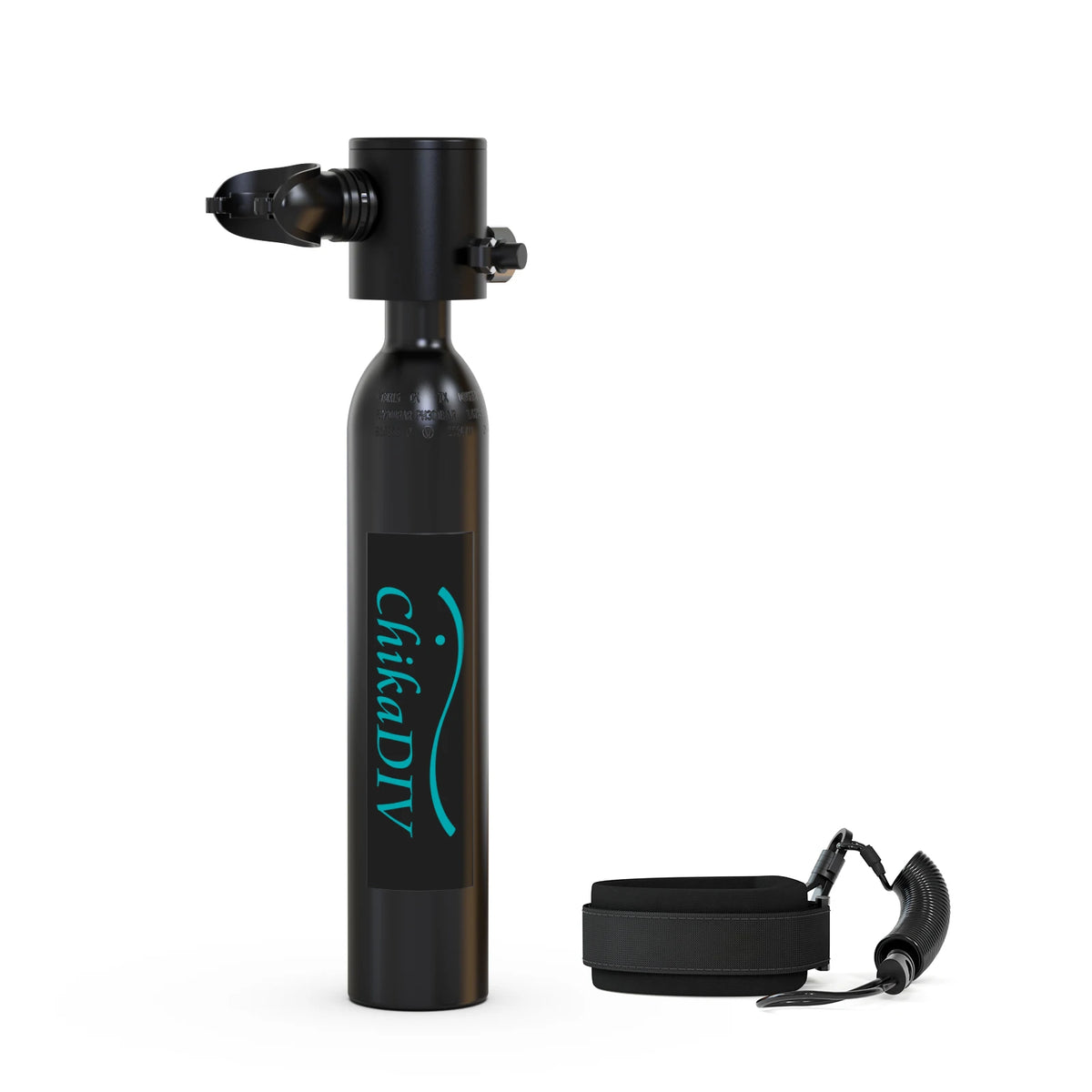 ChikaDiv S300 0.5L diving tank with Rope and Can be used underwater for 5-10 minutes, outdoor leisure swimming gear for gifts