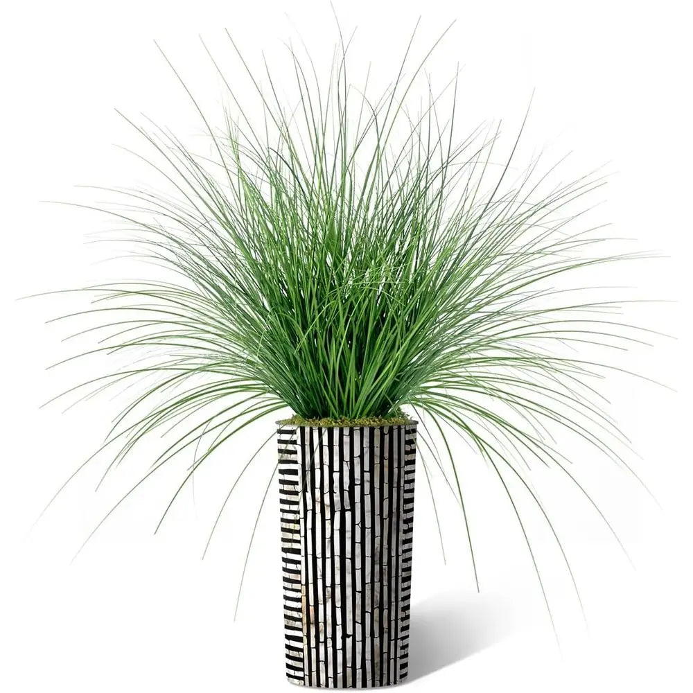 55 Tall Artificial Striped Planter Tree for Indoor and Outdoor Home Decor