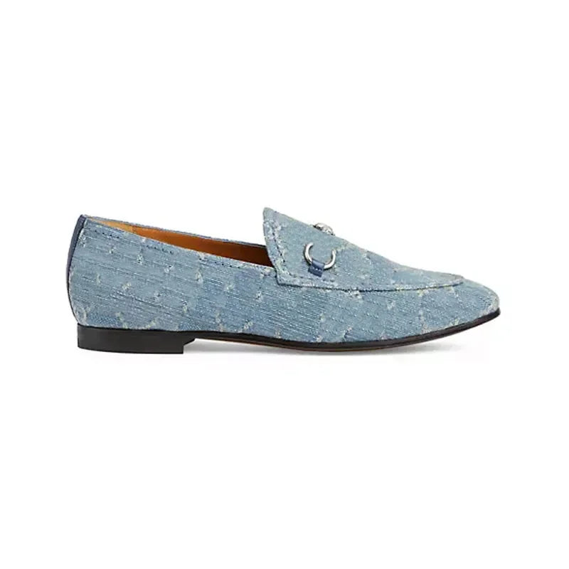 Denim Loafers Women Shoes Designer Sandals Room Mule Baotou Half Slippers Slips Sandal Luxury Silver Hardware Summer Slides Slip