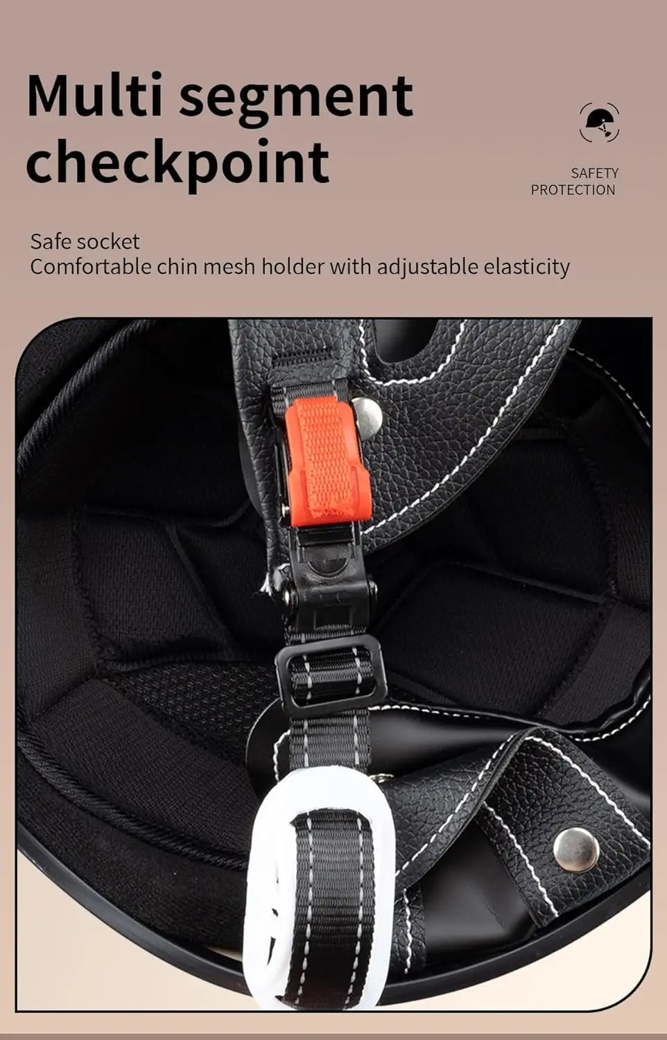 Stylish Vintage Half Helmet – Lightweight Open Face with Breathable Liner, Retro Motorcycle Gear for Urban Riders