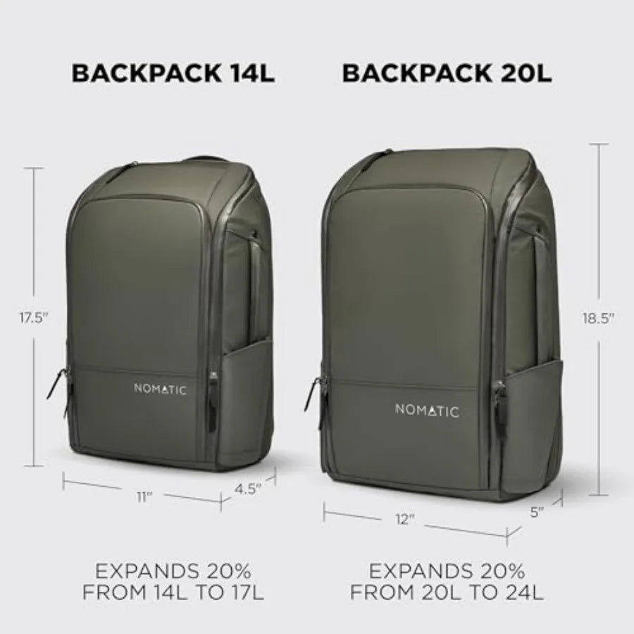 Travel Carry On Backpack 20L Water Resistant Laptop Bag for Women and Men Business Personal Item Bag Black Blue Red