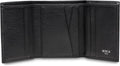 Men's Tri Fold Wallet With RFID Blocking, Nappa Vitello Leather, ID Window, 5 Card Slots