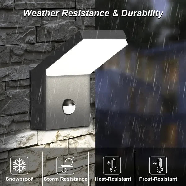 Inowel Wall Light Outdoor LED Wall Mount Lamp Wall Sconce Lighting With Motion Sensor Lantern Fixture 19217