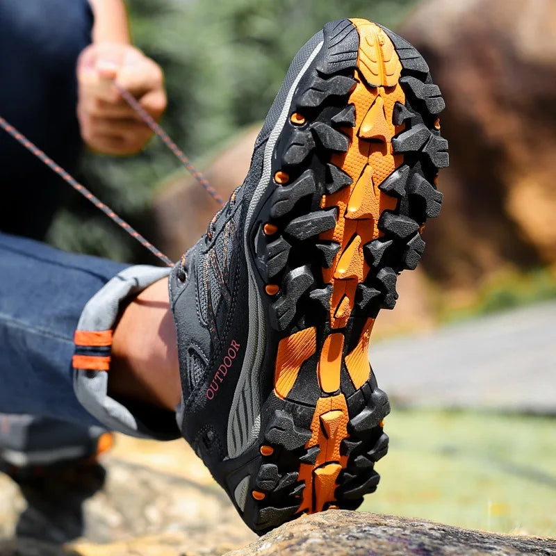 Men's Women's Hiking Shoes Outdoor Trekking Lightweight Cushioning Wading Trail Running Walking Shoes Sports Tourist Footwear
