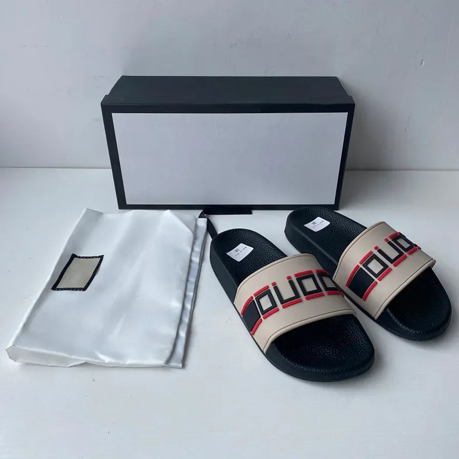 gg designer slides women man slippers luxury sandals brand real leather flip flop flats slide casual shoes sneakers boots guccii
