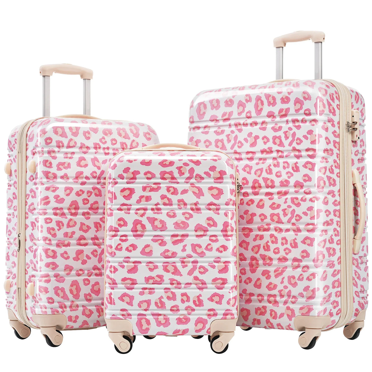 Hardshell Luggage Sets 3 pcs Spinner Suitcase with TSA Lock Lightweight-20"+24"+28" Luggages    carry on luggage