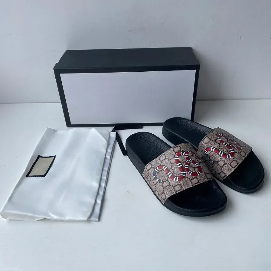 gg designer slides women man slippers luxury sandals brand real leather flip flop flats slide casual shoes sneakers boots guccii