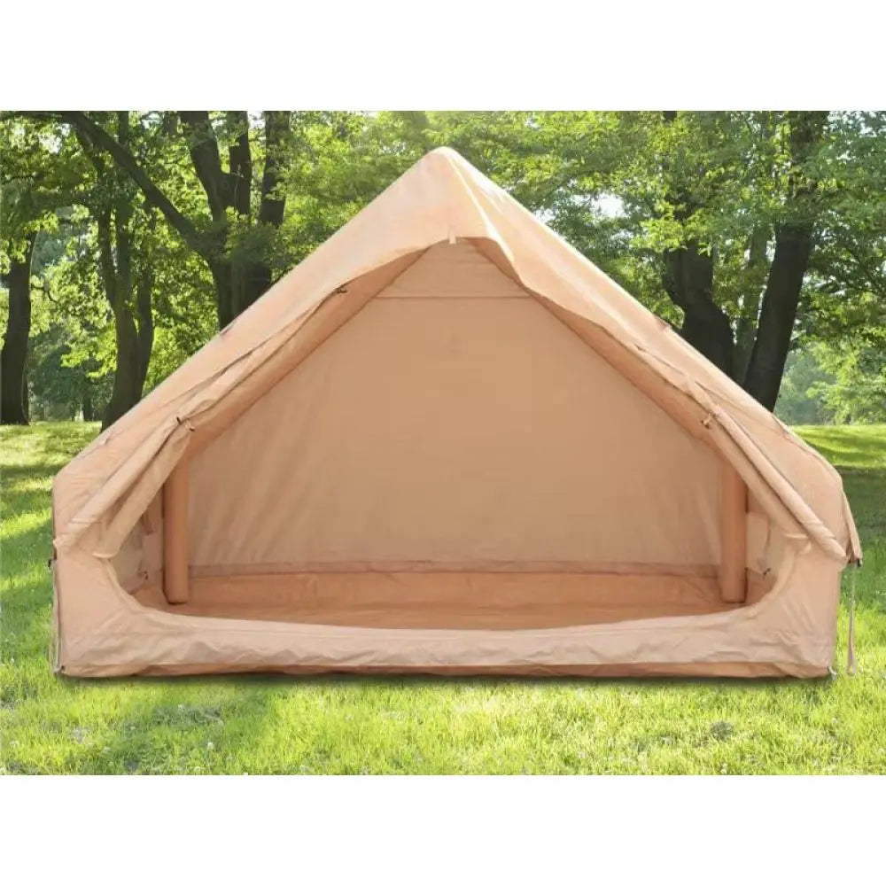 Inflatable Tent With Pump,4-6 Person Glamping Tent:Easy Setup 4-Season Waterproof,12 Mesh Windows