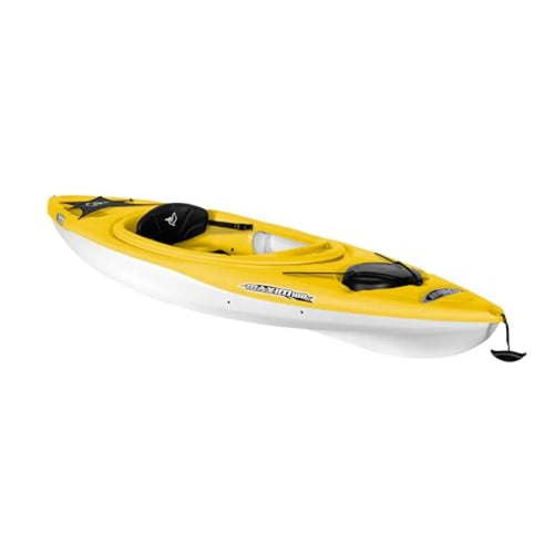 10ft Lightweight Sit-in Recreational Kayak for Outdoor Water Sports - Maxim 100X - Durable Material - Black Design - Ideal for