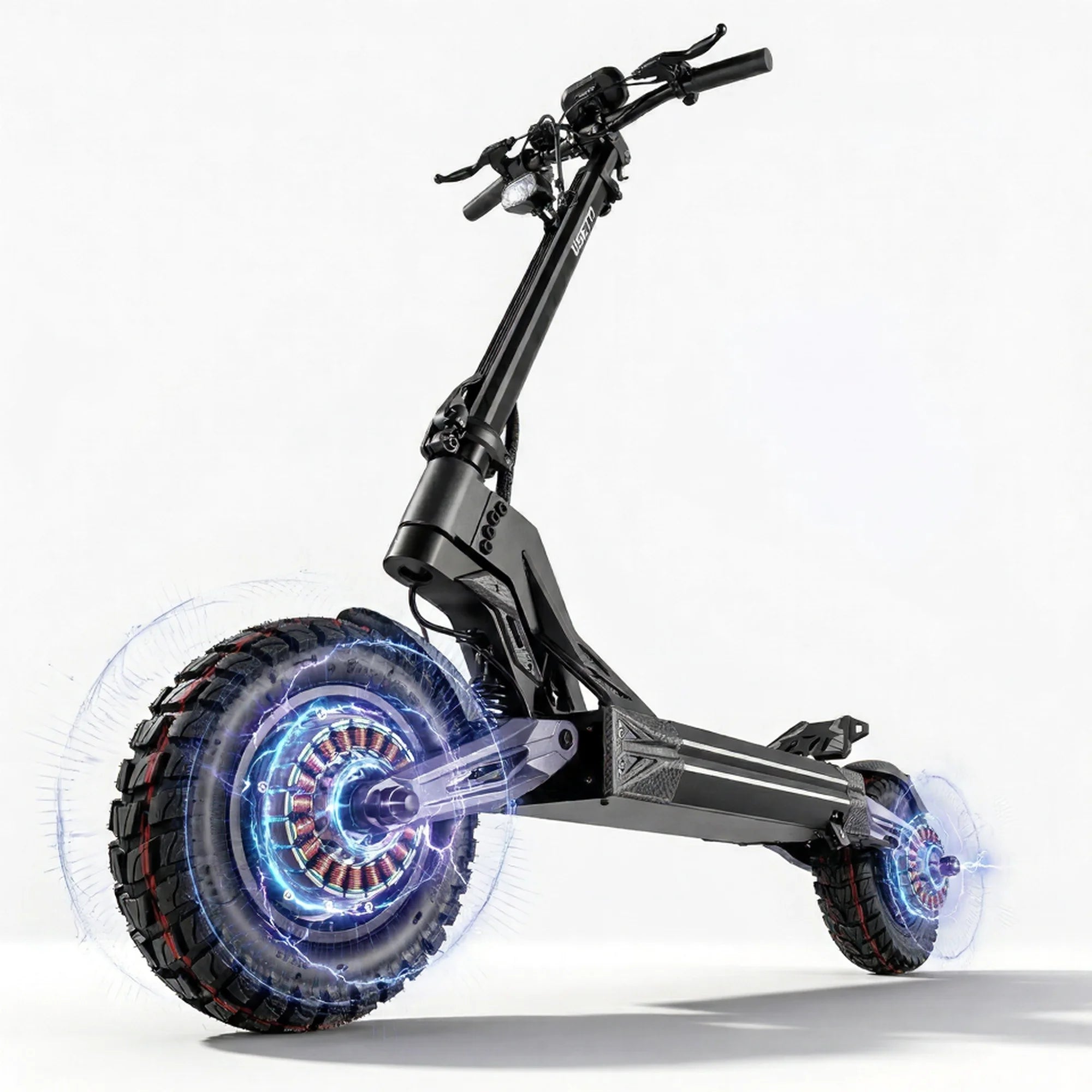 Dual 4000W Motor Electric Scooter for Adults 45MPH Fast E-Scooter 60V 27Ah 11" Off-Road Vacuum Tires 330lbs Heavy Duty