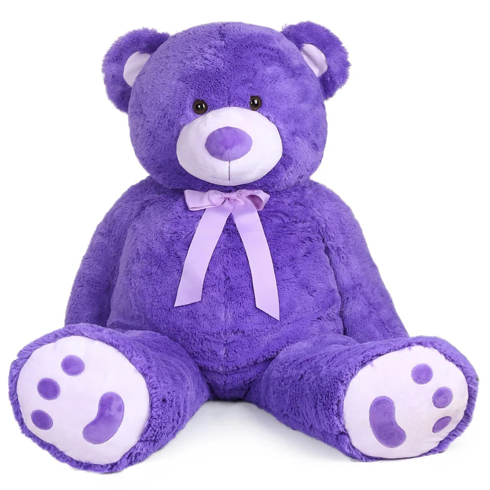 Giant Teddy Bear Stuffed Animals, 5Ft Big Bear Plush, Large Stuffed Toy For Christmas, Gift for Girlfriend Birthday Gifts