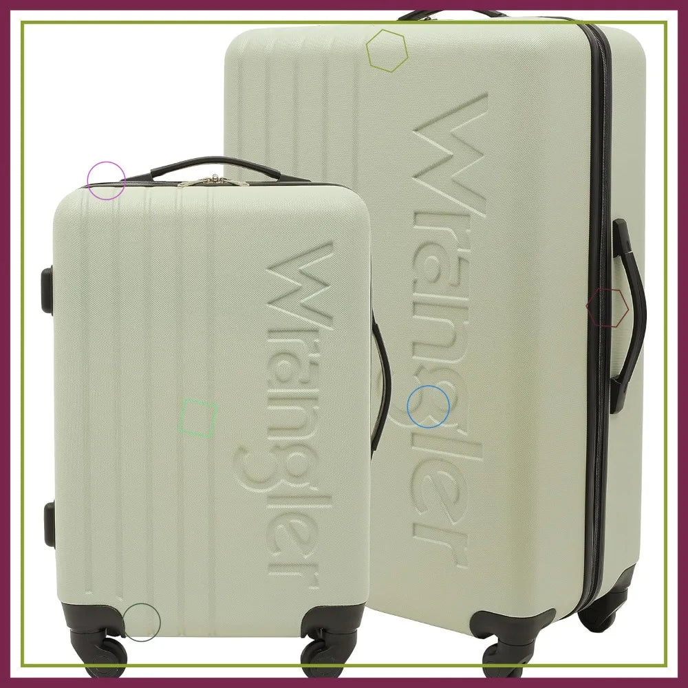 Durable 2-Piece Luggage Set (30"/22") for Travel, Lightweight and Spacious Design