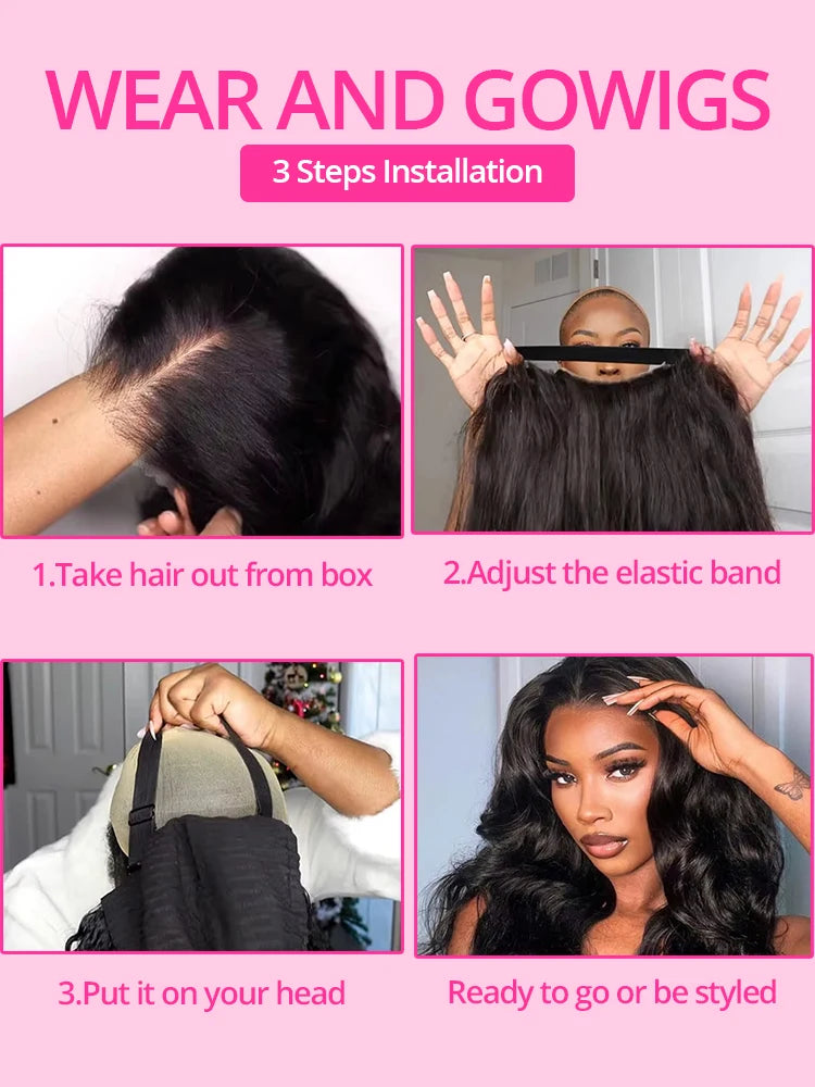 100% Human Hair 13x6 13x4 Bone Straight HD Lace Frontal Glueless Wigs 7x5 Ready To Wear Vietnamese Virgin Hair Wigs For Women