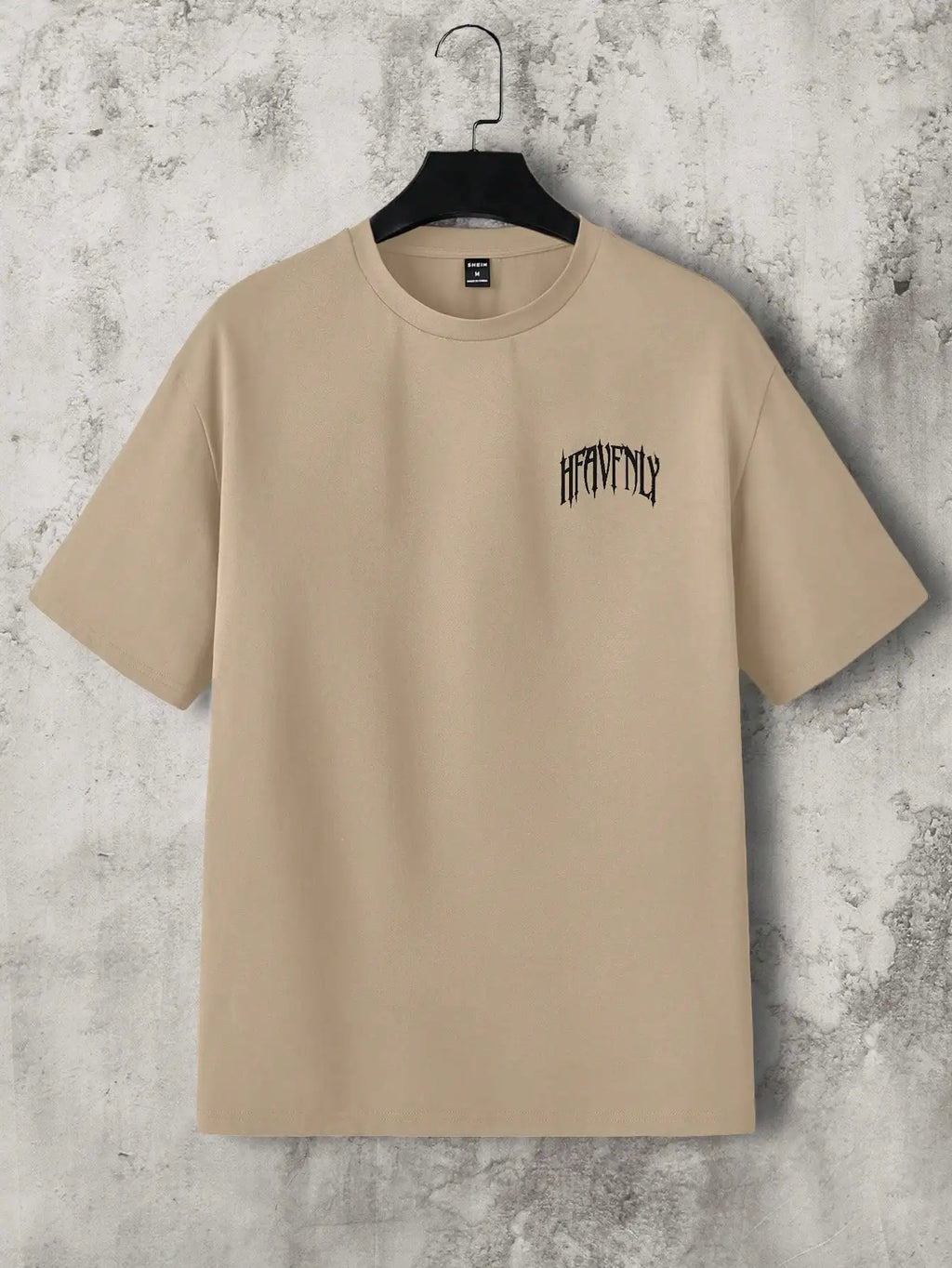 Loose Fit Men's Graphic Print T-Shirt, Gothic Style, Streetwear Casual, Summer