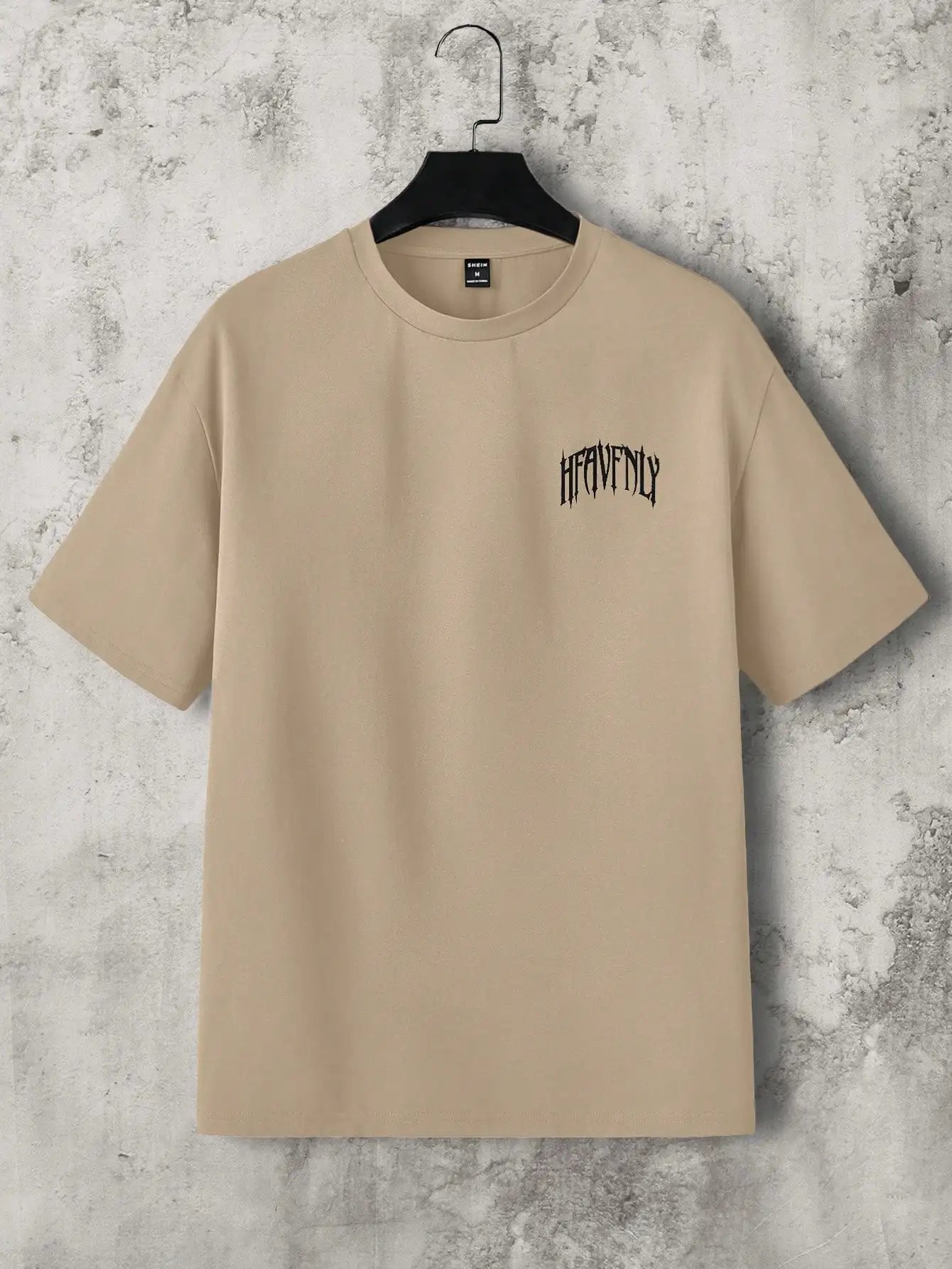 Loose Fit Men's Graphic Print T-Shirt, Gothic Style, Streetwear Casual, Summer