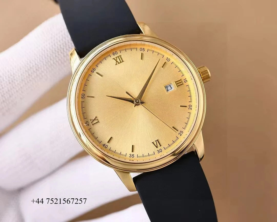 Classic Fashion Simple High Quality Sport Water Resistant Automatic Mechanical Watch with Charm Stainless Steel Case Unisex