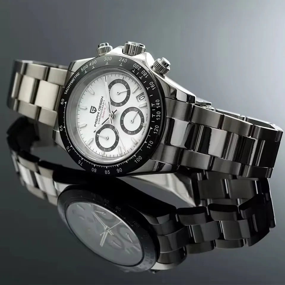 PAGANI DESIGN 2026 New Men Watches Luxury Quartz Watch For Men 100M Waterproof Sports Chronograph Wristwatch for Men gift