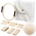 Complete Pilates Kit with Ring, Ball, Weights & Resistance Bands for Home or Studio Workouts