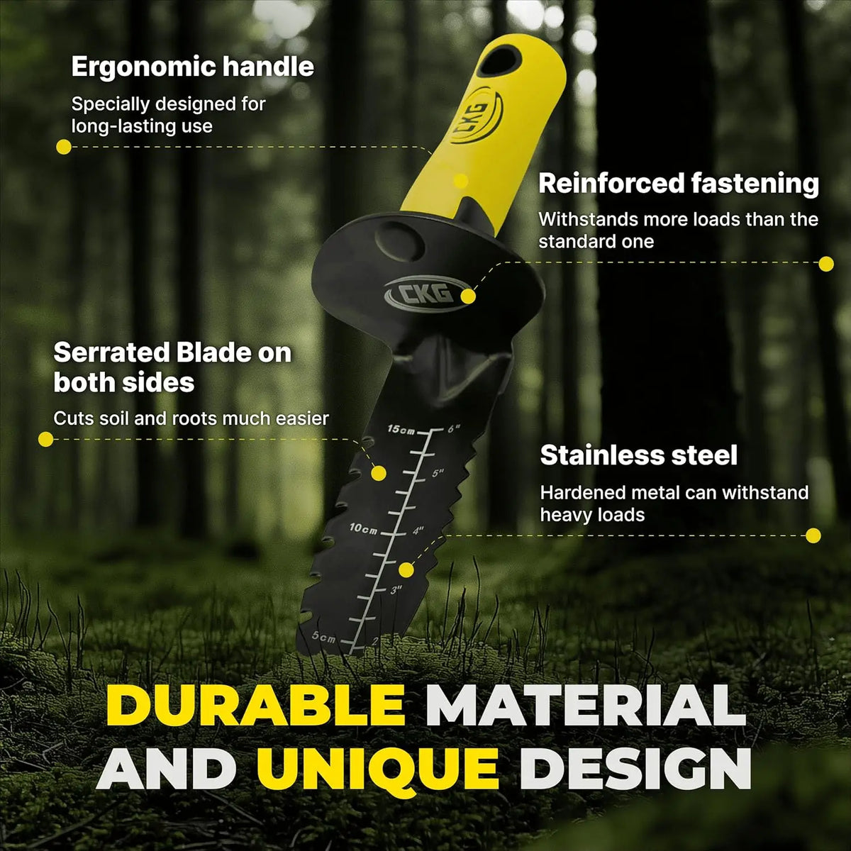 Metal Detecting Set with Spade Shovel, Hand Shovel, and Pouch Bag - Lightweight Durable Digging Tools for Treasure Hunting