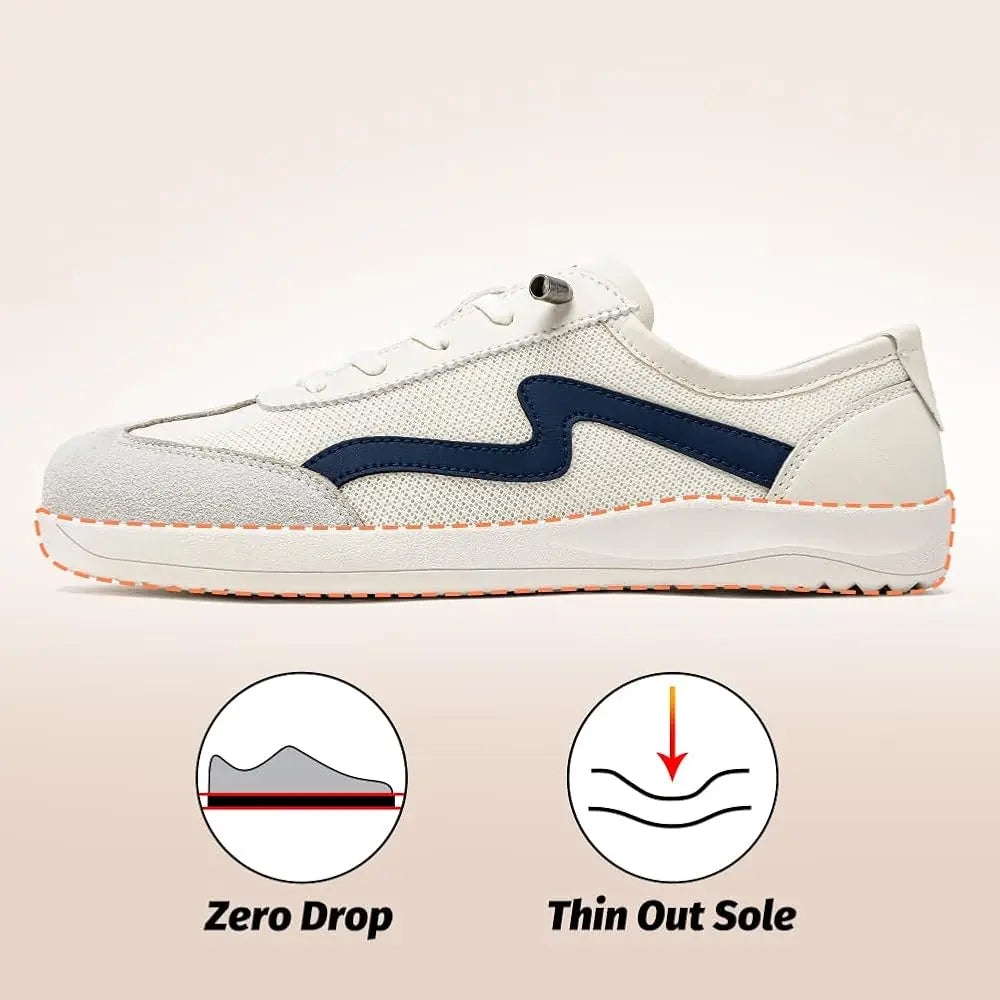 Barefoot Minimalist Shoes Mesh Lightweight Wide Toe Box Slip-on Fashion Sneakers for Womens Mens