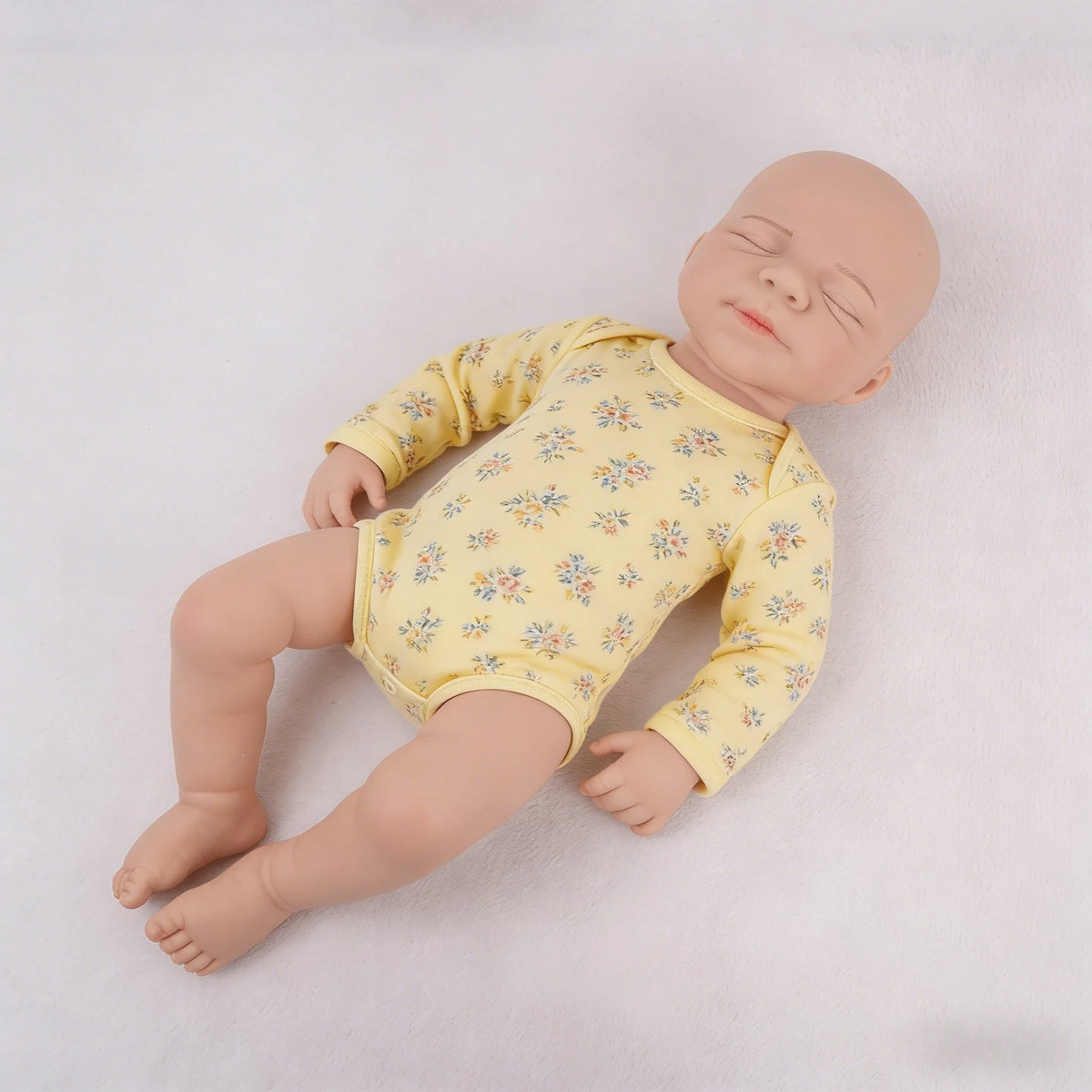 18.9Inch Artisan-Crafted Silicone Reborn Baby Girl/Boy Loulou Flexible Washable Lifelike Details For Doll Lovers Gifts Kids Toy