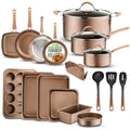 BestsellerBestsellerBestseller20-Piece Nonstick Kitchen Cookware Set - PFOA/PFOS-Free Heat Resistant Lacquer Kitchenware w/ Bake