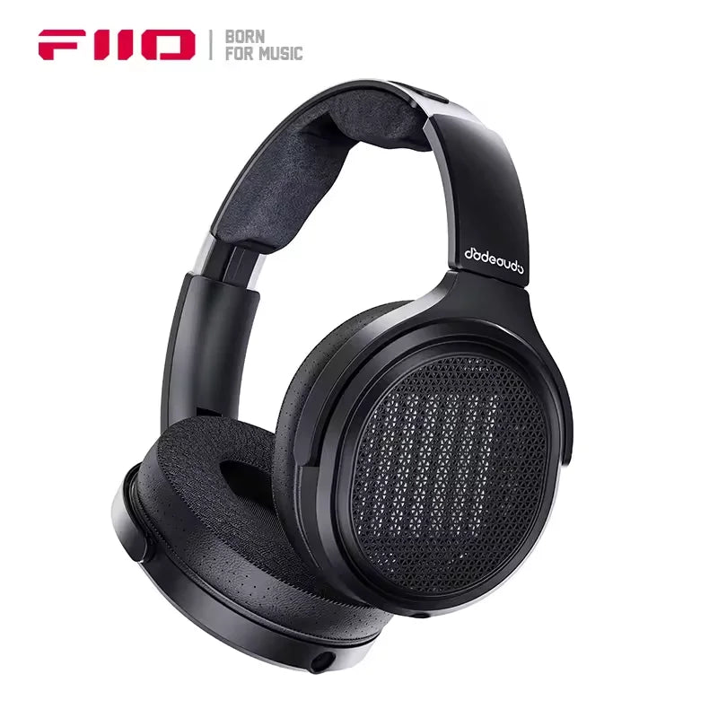 FiiO JT7 Over-Ear Planar Magnetic Audiophile HIFI Headphones with 95x86mm Planar Driver,Adjustable Headband,4.4mm/3.5mm Cable