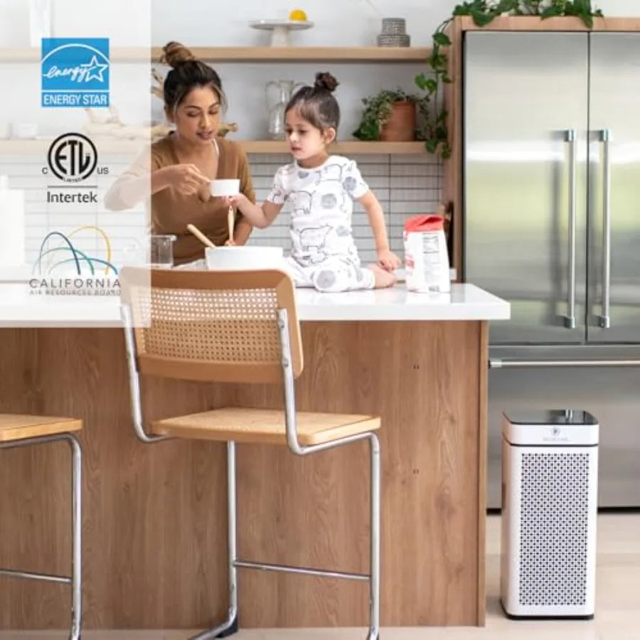 Medify MA-40 Air Purifier with True HEPA H13 Filter 1793 ft Coverage in 1hr for Smoke Wildfires Odors Pollen Pets Removal to 0.
