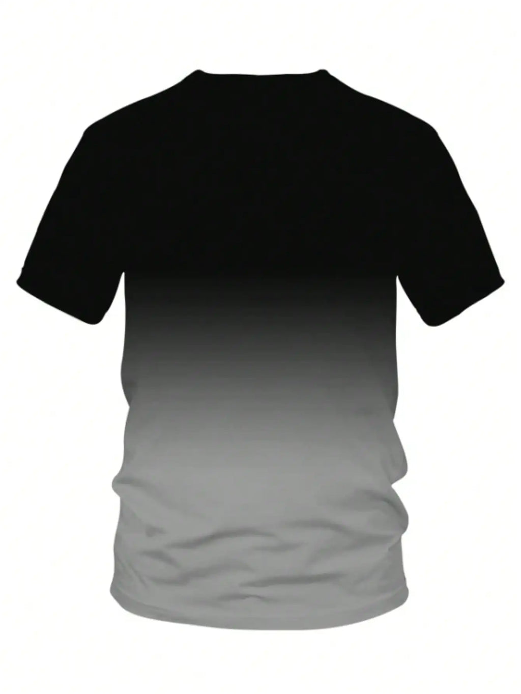 Men's Ombre Gradient Print Short Sleeve Tee & Drawstring Shorts Set