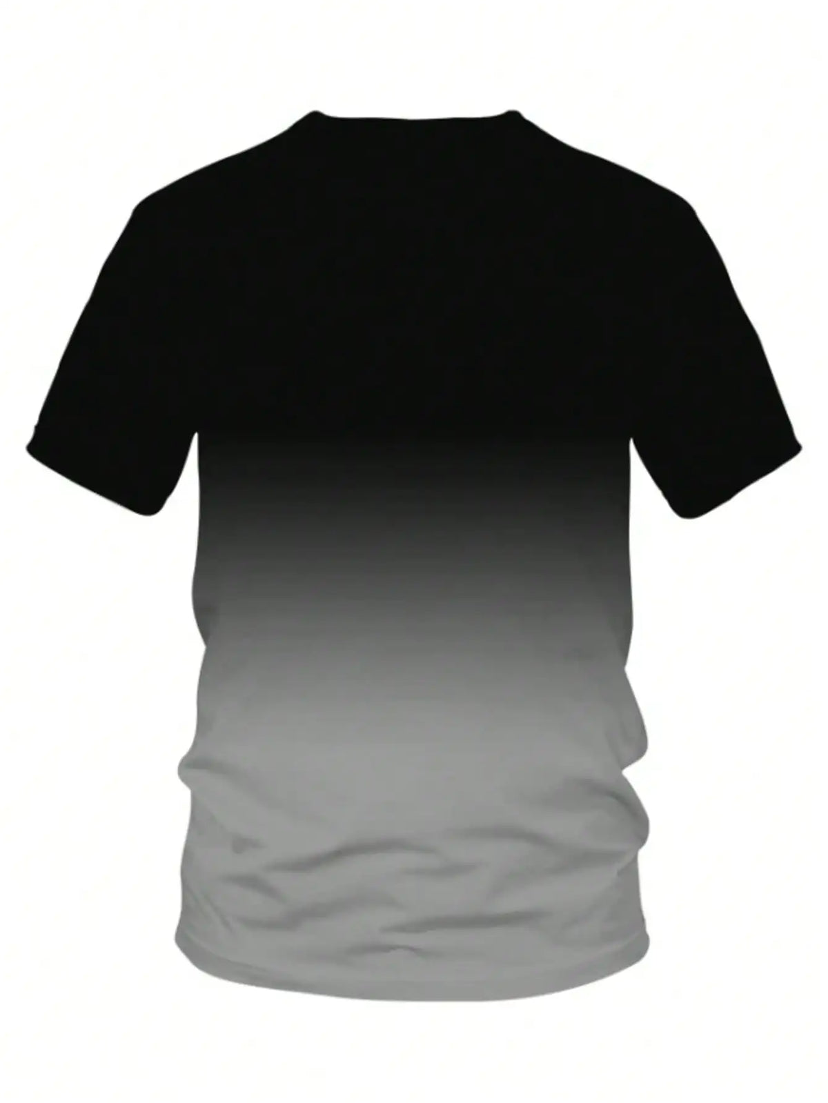 Men's Ombre Gradient Print Short Sleeve Tee & Drawstring Shorts Set