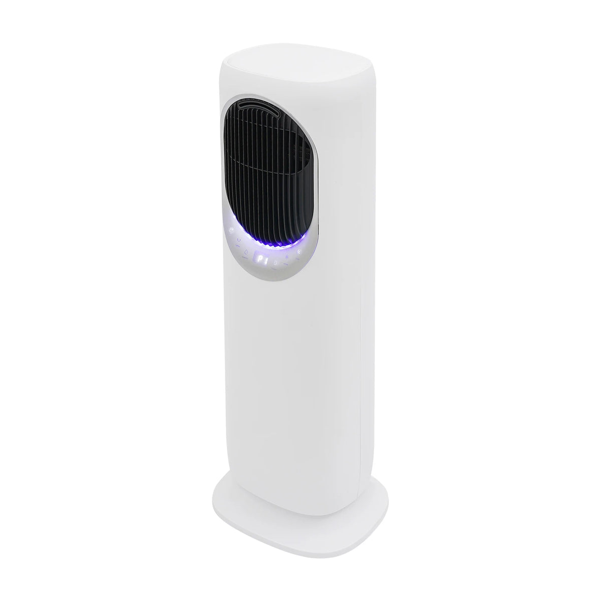 Dual-purpose Heating and Cooling Air Conditioner Fan, Standing Fan and Heater Combo, with Humidification & Remote Control, White