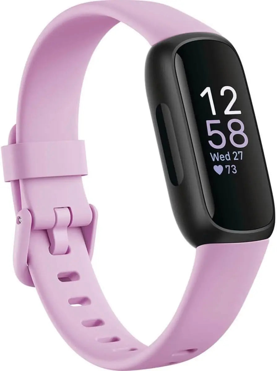 Health & Fitness Tracker with Stress Management, Workout Intensity, Sleep Tracking, Heart Rate Monitor, Lilac Bliss/Black