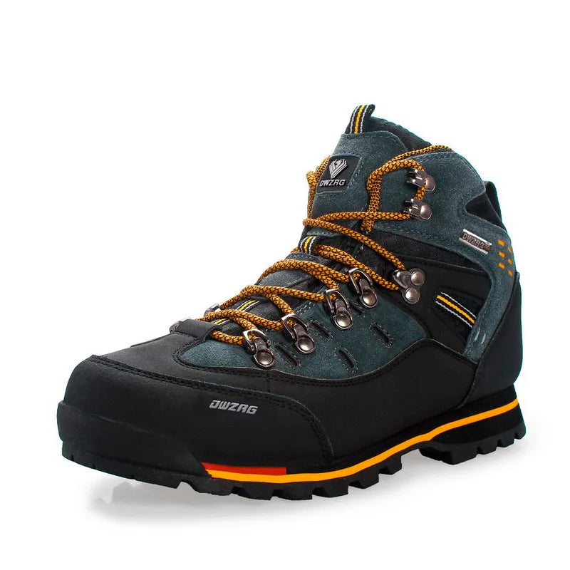 Men's High Top Hiking Shoes Outdoor Trekking Sports Shoes Lightweight Trail Running Walking Shoes Tourist Footwear