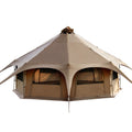 Glamping Camping New Design One Bedroom Yurt Tent Outdoor Oxford Bell Tent for 4 Season 4-10 Persons Family Luxury Waterproof