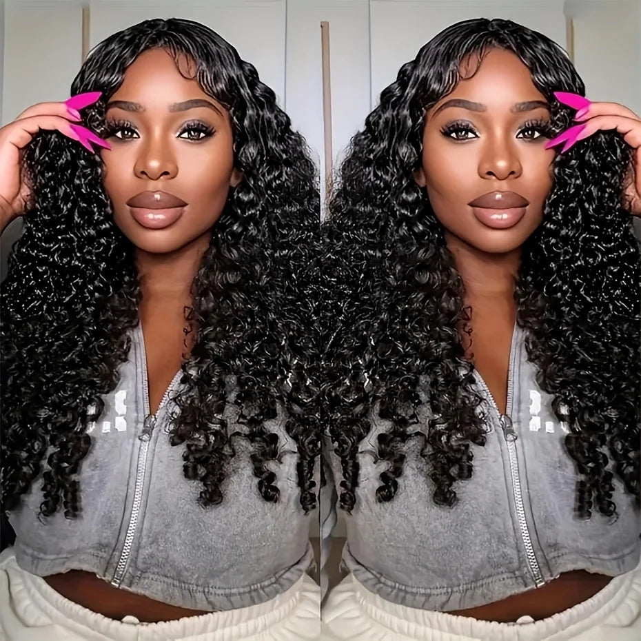 Burmese Curly Bundles Human Hair Sew Brazilian Virgin Remy Hair Extensions In Bundles 30 Inch Raw Hair 3/4Bundles Double Weft