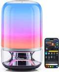 Smart Cordless Table Lamp with Speaker, Music-Light Sync, 16 Modes & 100+ Scenes, Works with Matter, Rechargeable for Bedroom