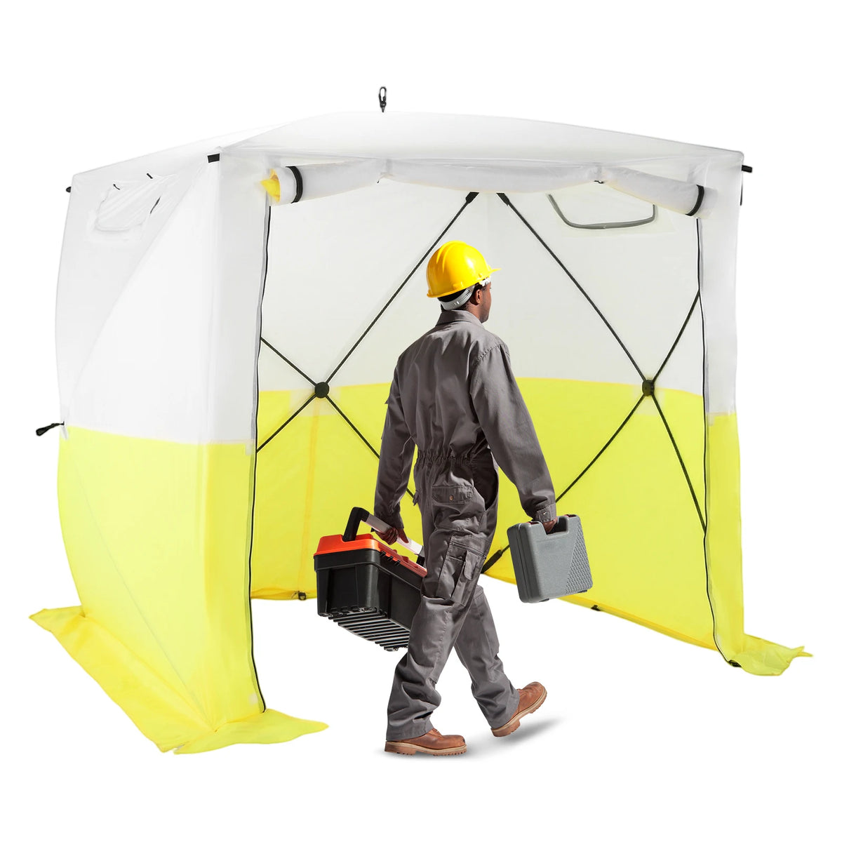 Heavy-Duty Portable Shelter Waterproof UV Resistant 70.86x70.86x78.74in with Carrying Bag for Camping Backyard Parties Events