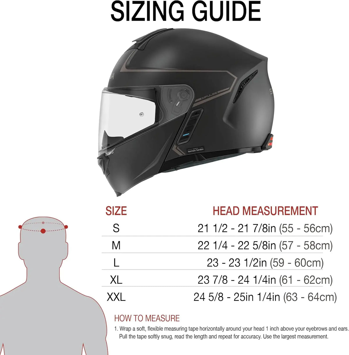 Impulse DOT Flip Up Modular Bluetooth Helmet w/Sound by Harman Kardon Dual Visor Helmet with Integrated Mesh Intercom System / M